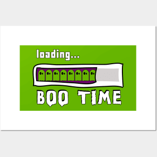 Boo Time Loading Bar - Ghostly Anticipation No 3 Posters and Art